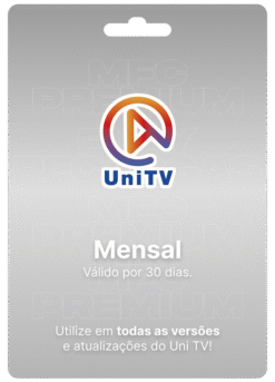 Gift Card UNITV- Mensal